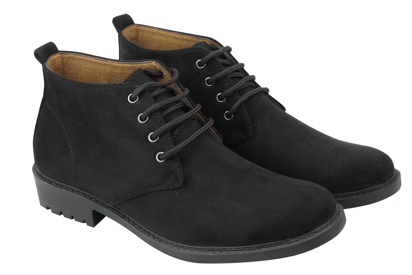 men faux leather boots